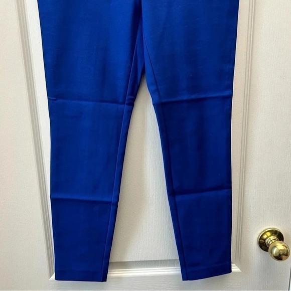 Ricki’s Ankle Pant Cropped Double Weave Cobalt Blue Size 0 NWT - Picture 7 of 16
